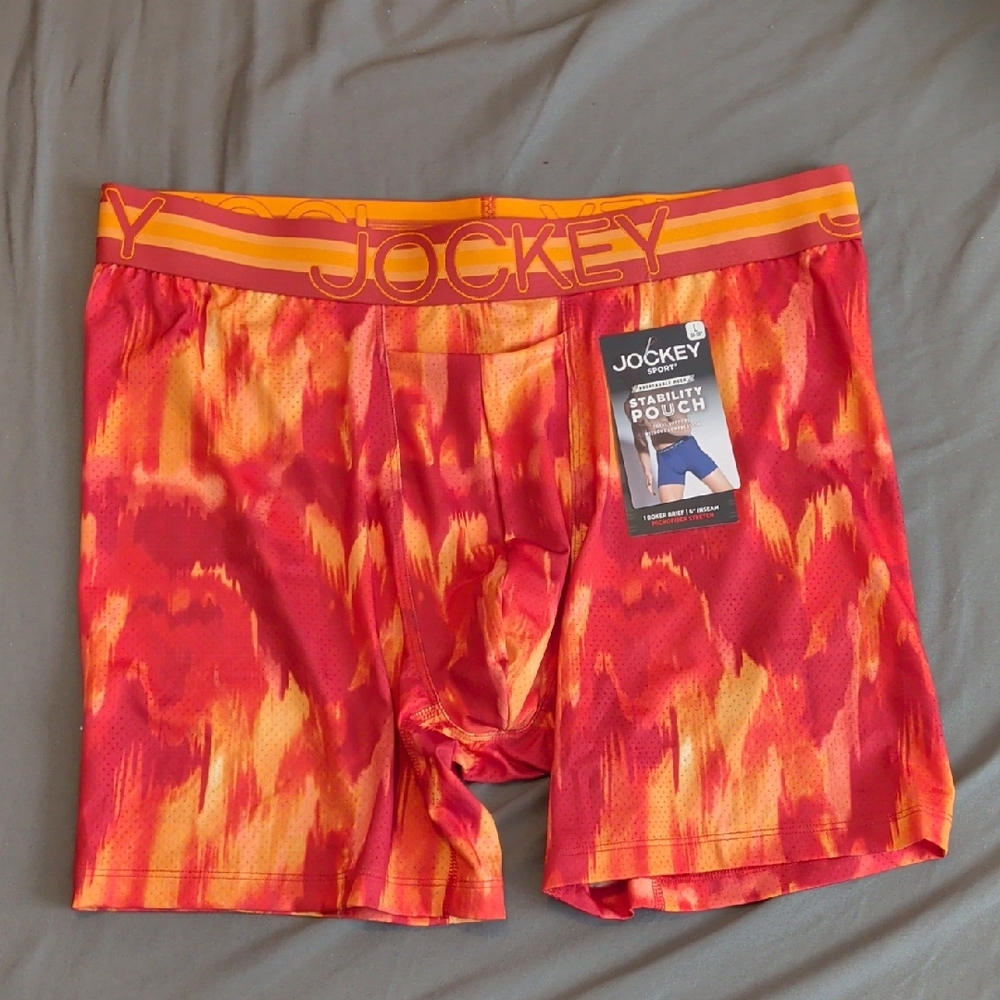 Jockey Sport® Stability Pouch Microfiber Boxer Brief - Size L ( 36"-38")